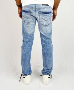 Acid Wash Blue Jeans - Image 3
