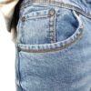 Mid Indigo Slim Fit Jeans with close-up of coin pocket detail for men