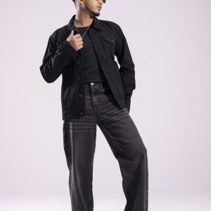 Classic Black Denim Jacket